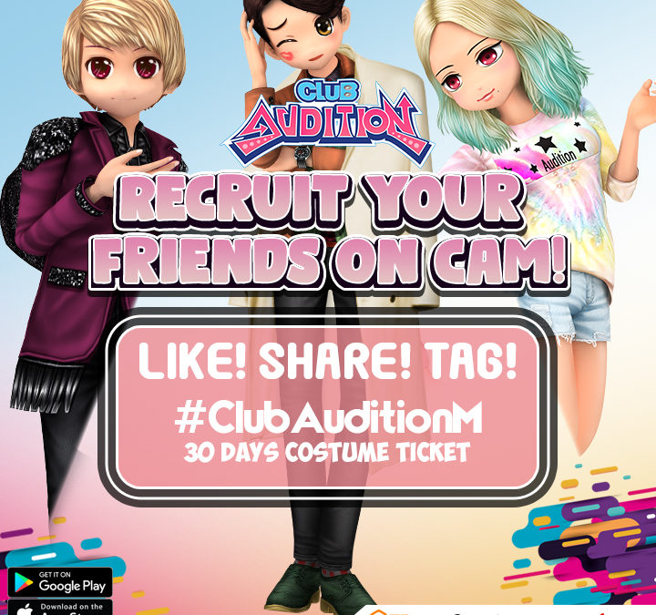 Recruit your Friends on Club Audition M