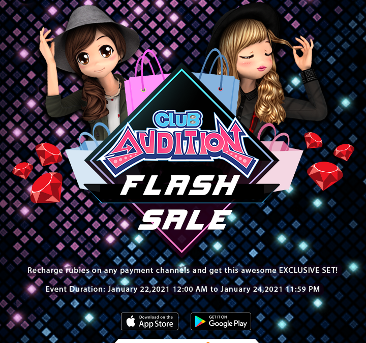 Club Audition M: JANUARY FLASH SALE