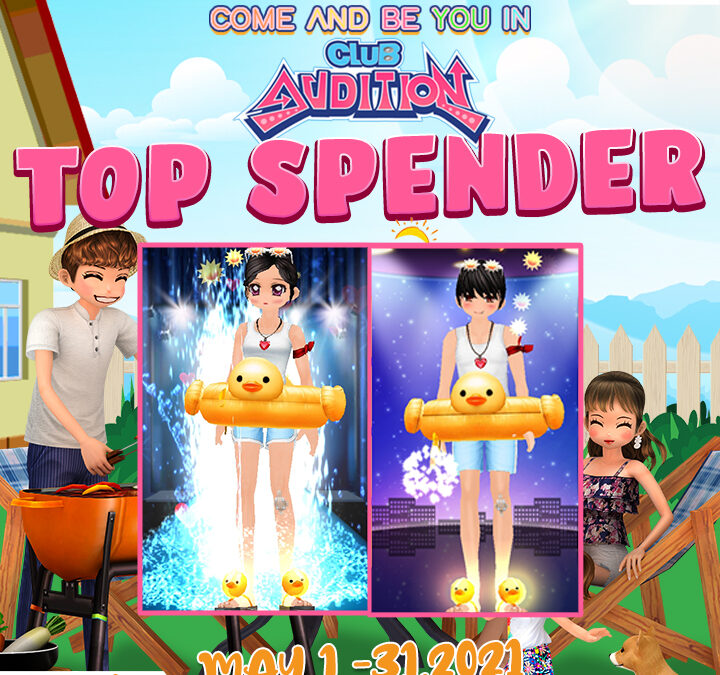 Club Audition M: CAM U TOP 10 SPENDER REWARD