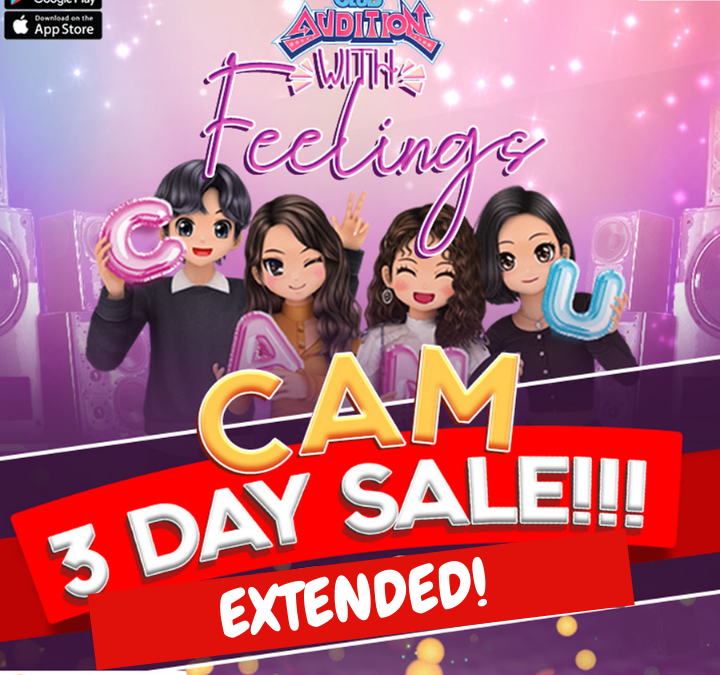 Club Audition M: 3-Day Sale!!! June 25-27, 2021 Extended