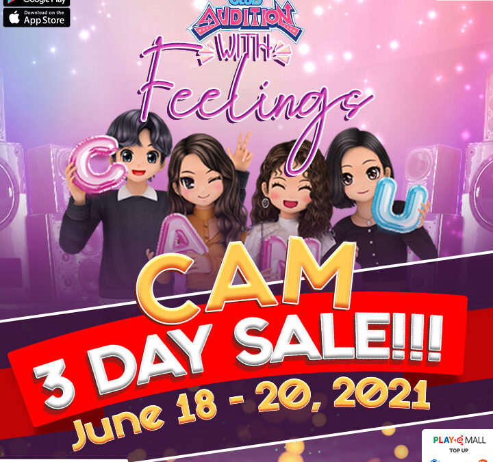 Club Audition M: 3-Day Sale!!! June 18-20, 2021