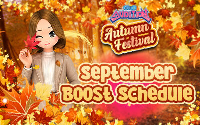 [Events] September Boosting Schedule