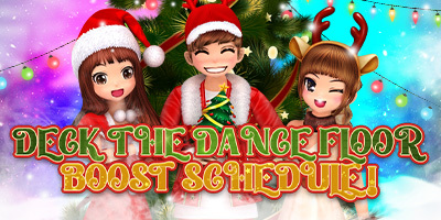Boost Schedule: Deck the Dance Floor!