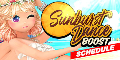 Boost Schedule: Sunburst Dance Boost Schedule!